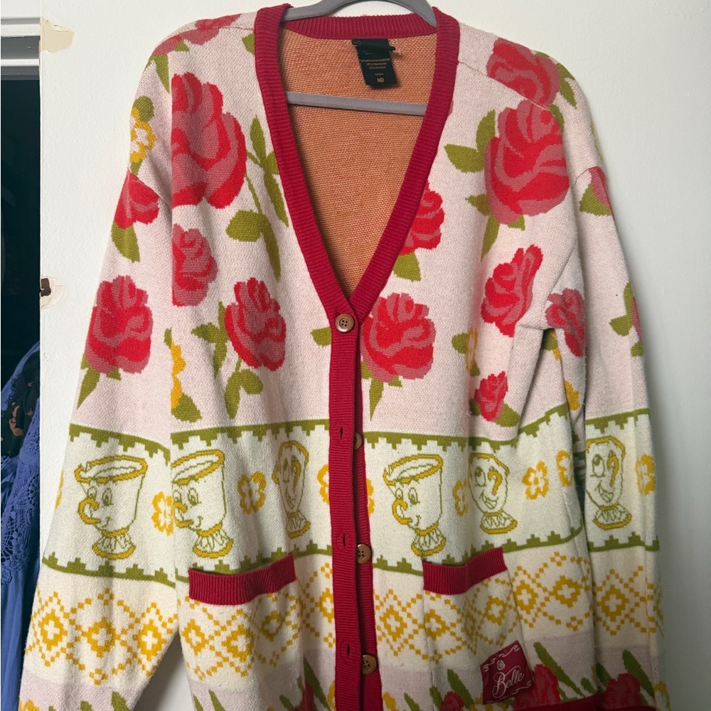 Boxlunch Beauty and the Beast Cardigan Sweater -